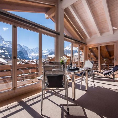 Chalet Schneehoren Penthouse Wengen Exterior photo