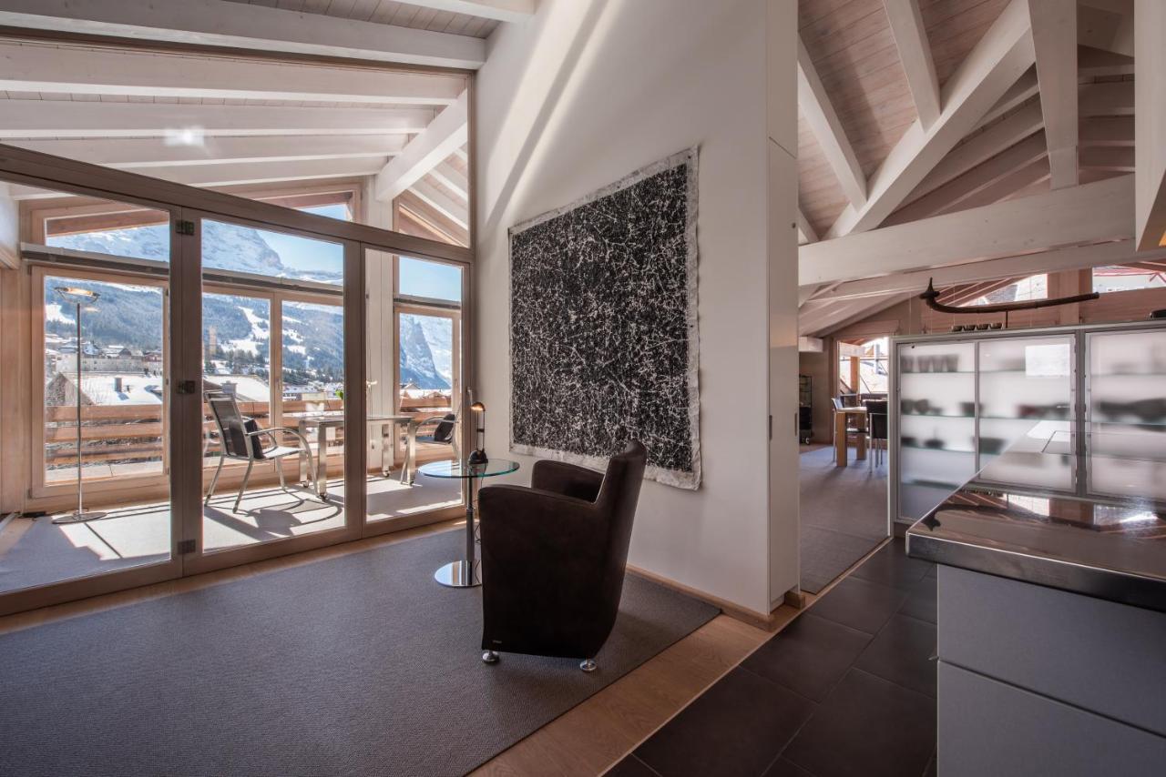 Chalet Schneehoren Penthouse Wengen Exterior photo