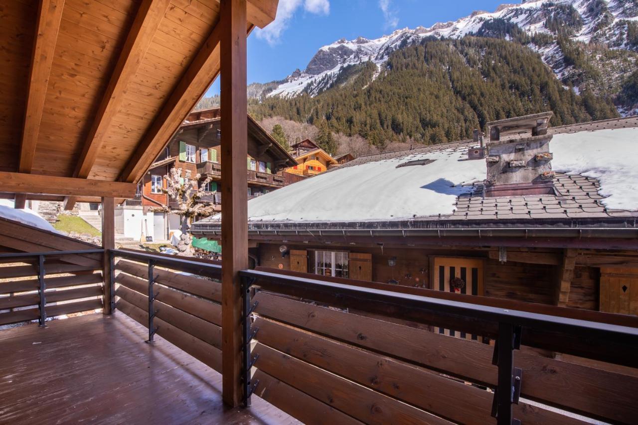 Chalet Schneehoren Penthouse Wengen Exterior photo