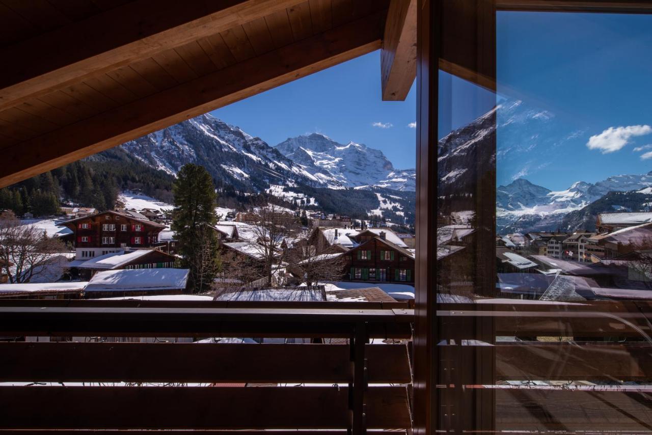 Chalet Schneehoren Penthouse Wengen Exterior photo