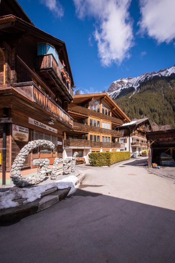 Chalet Schneehoren Penthouse Wengen Exterior photo