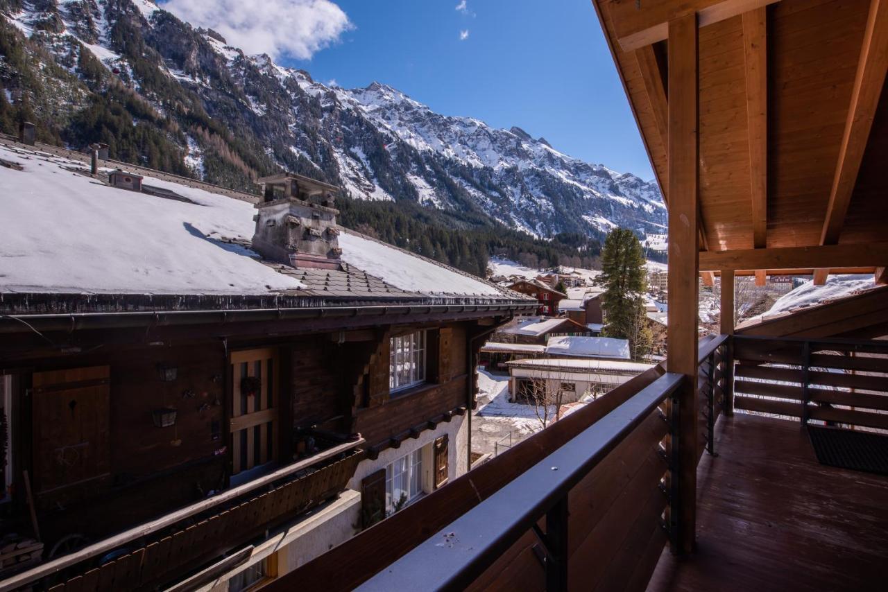 Chalet Schneehoren Penthouse Wengen Exterior photo